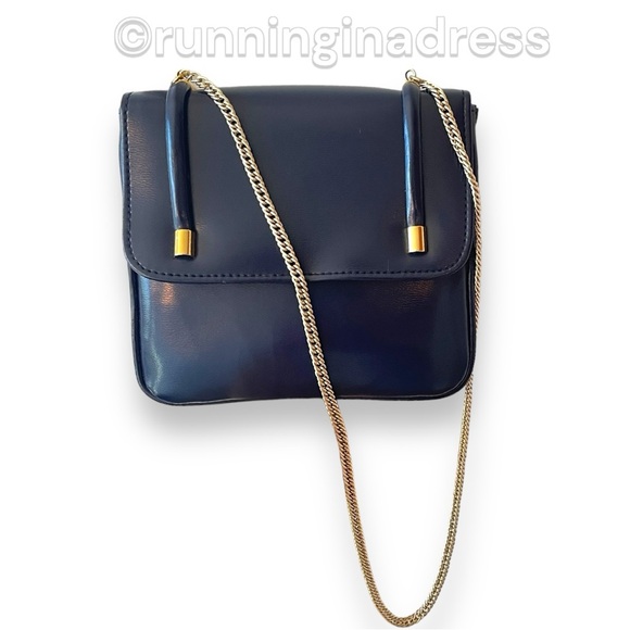 Vintage 1950s Walborg Vinyl Patent Leather Purse In Blue - Picture 11 of 14